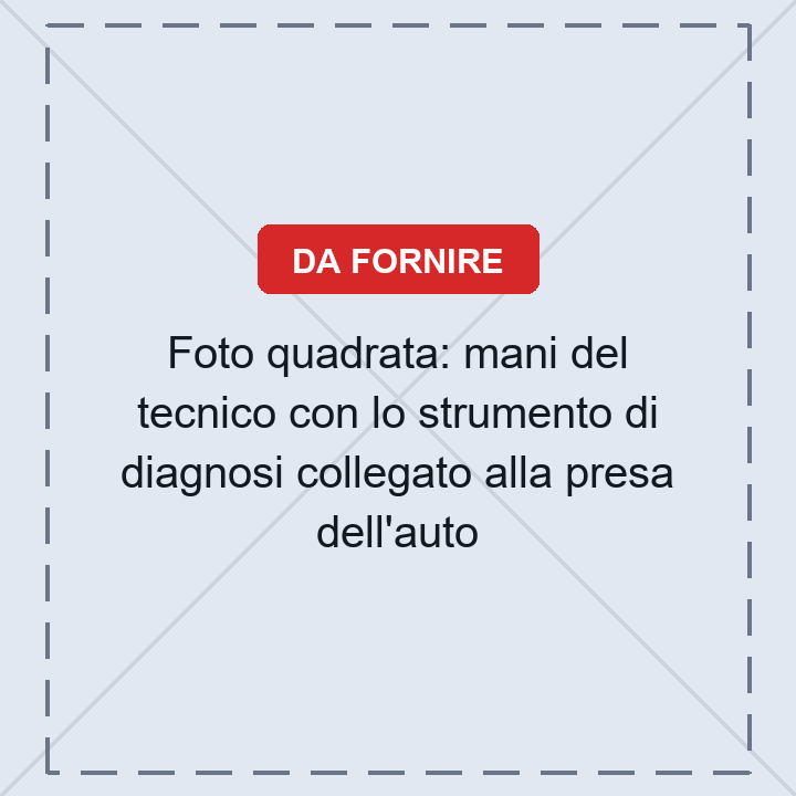 Strumento di diagnosi collegato alla centralina di un'auto
